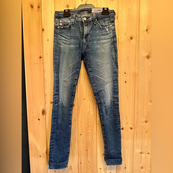 Denim - AG Super Skinny Ankle Blue Denim Jeans